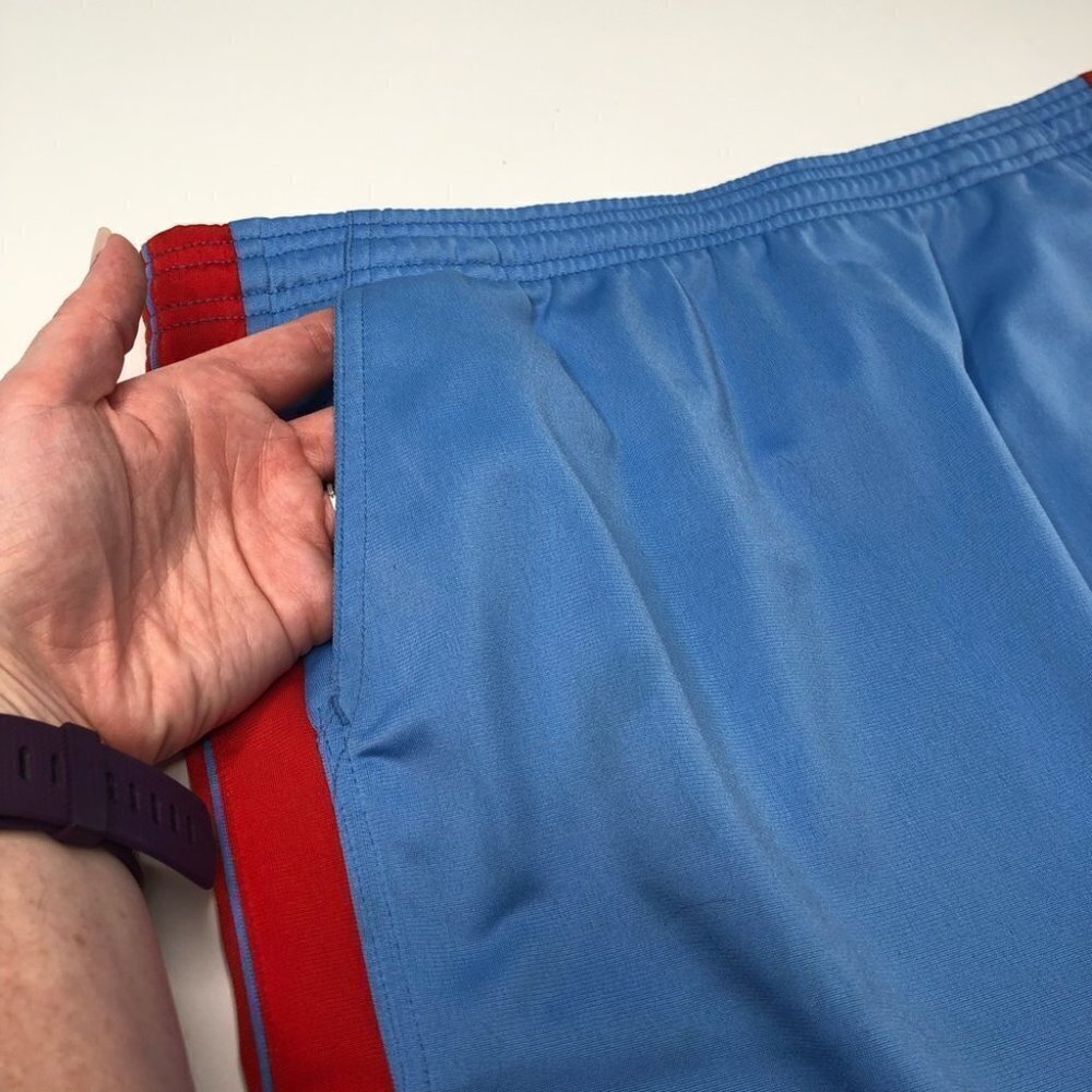 PUMA Active Sporty Shiny Blue & Red Stretchy Athletic Elastic Waist Sporty Skirt - Picture 7 of 16